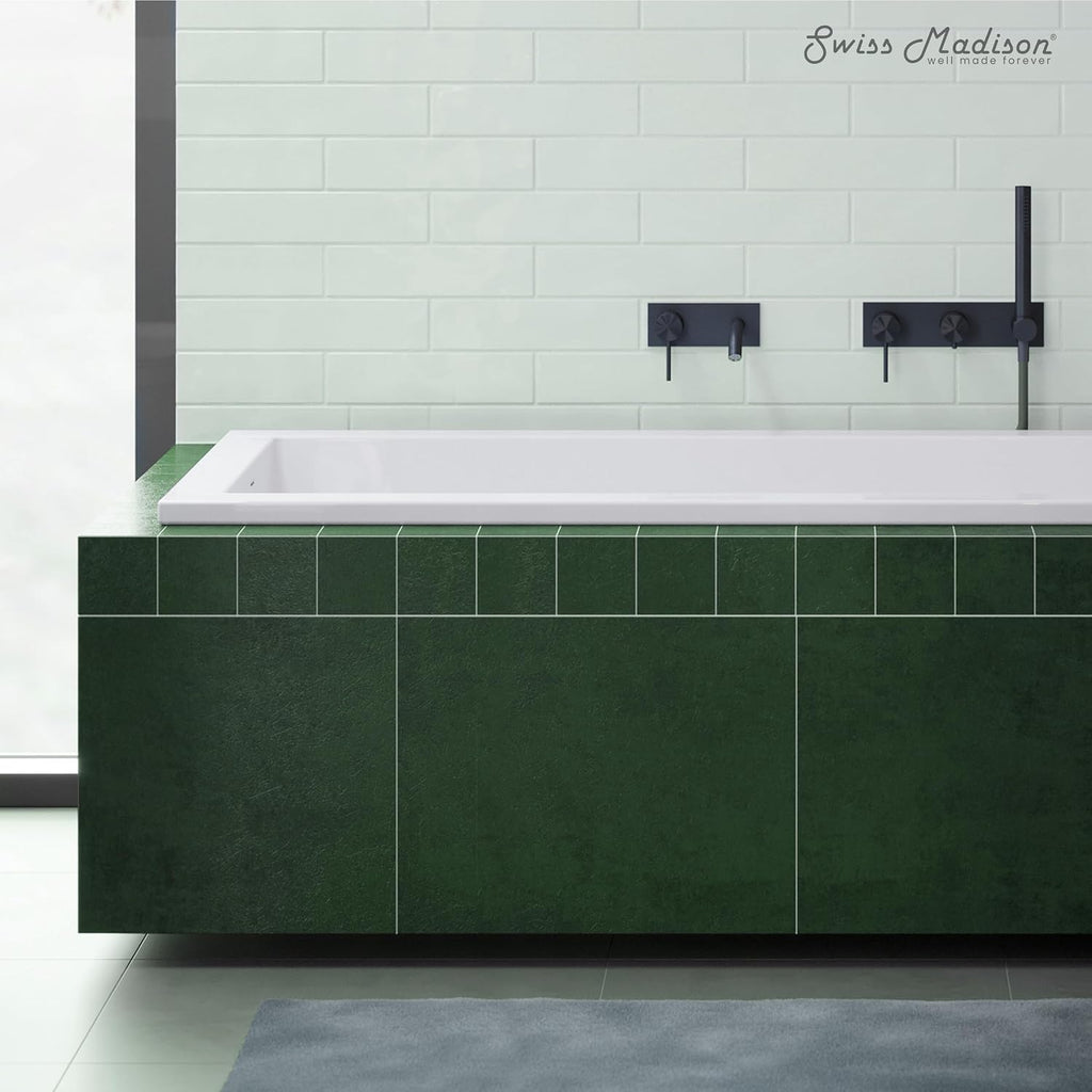 Swiss Madison Voltaire 48' x 30' Reversible Drain Drop-In Bathtub