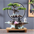 Tabletop Fountain Tabletop Fountain with Light Relaxation Fountain for Interior Decoration Indoor Fountain Tabletop Fountains16 Inch Tall Desktop Fountains (Color : Brass)