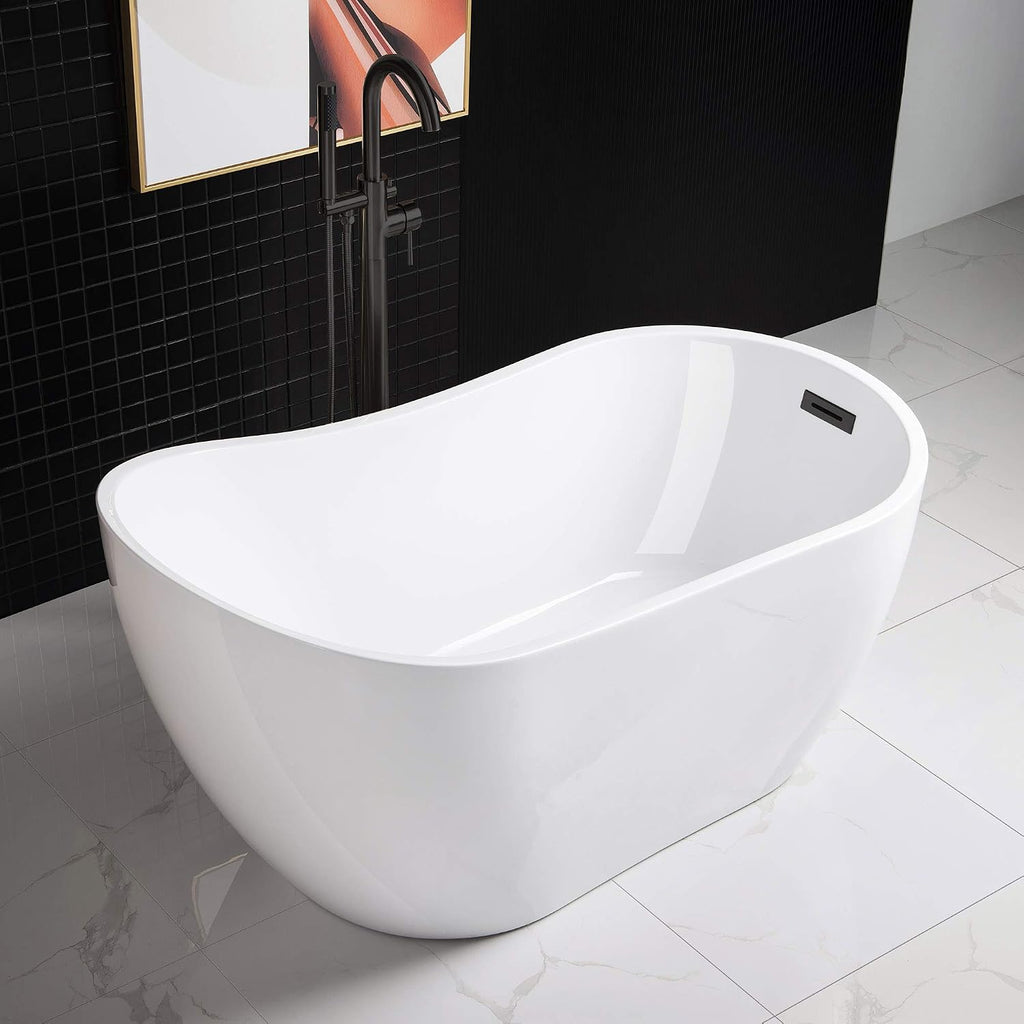 WOODBRIDGE B0006-MB-Drain &O Bathtub, Matte Black