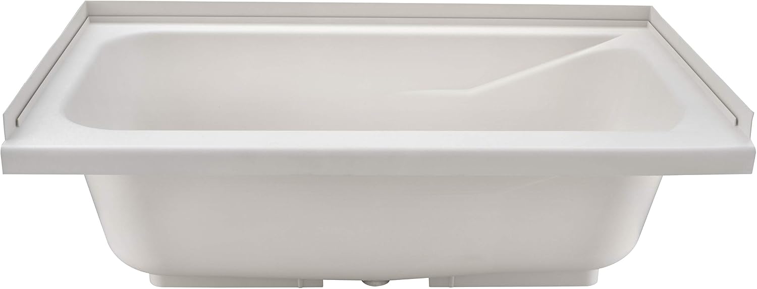 RecPro RV Bathtub | Durable Replacement 40' x 24' | Camper Trailer RV Tub | Alpha | Made in USA (White)