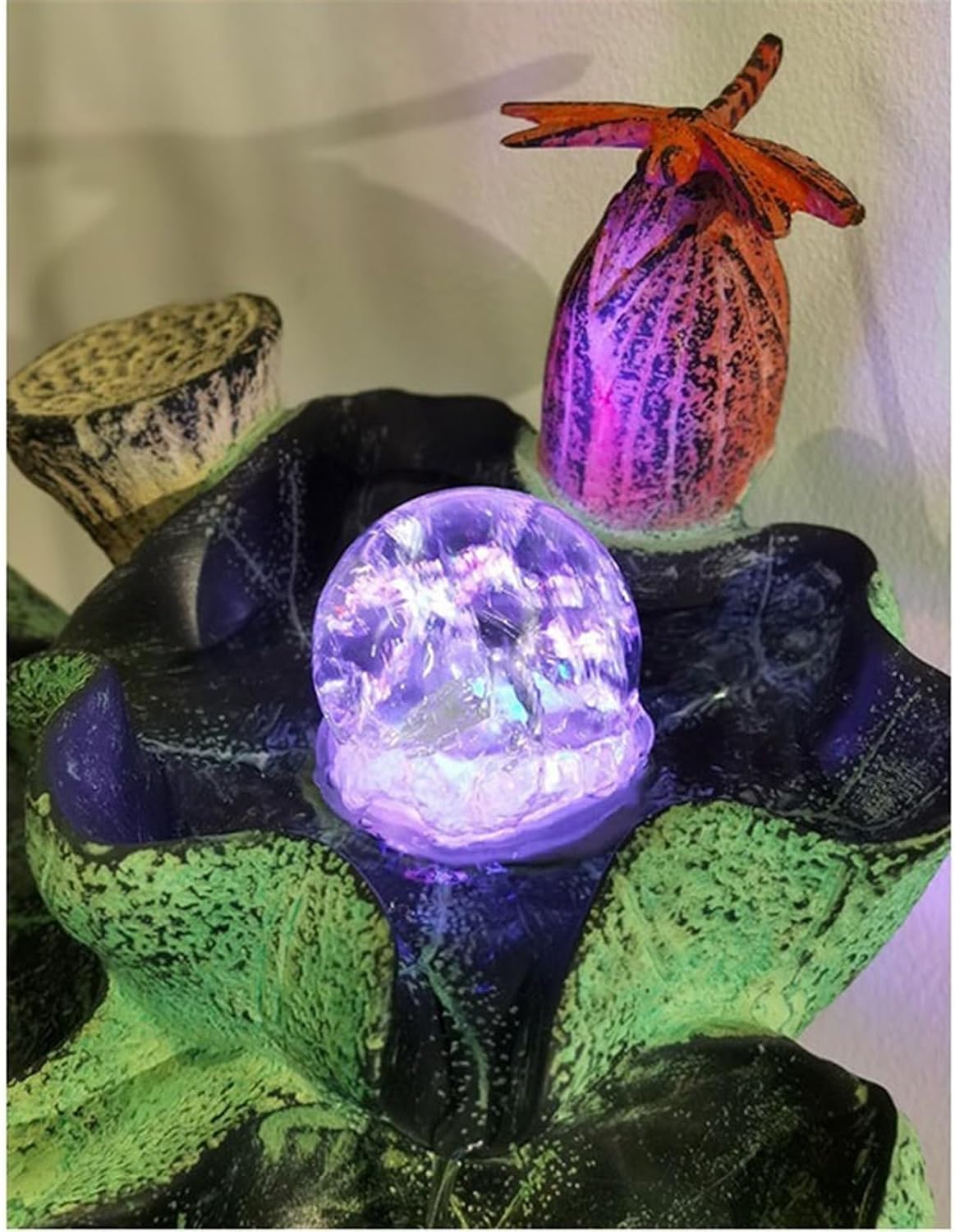 GLigeT Tabletop Fountain Creative Running Water Fountain Landscape Attracting Wealth Ornaments Living Room Office Desktop Circulation Water Feature Decoration Water Fountain Decor
