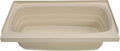 Lippert Replacement 24' x 40' Parchment Bathtub with Right Drain, Scratch-Resistant ABS Acrylic for RVs, Travel Trailers, 5th Wheels, Motorhomes - P2440RHSPK