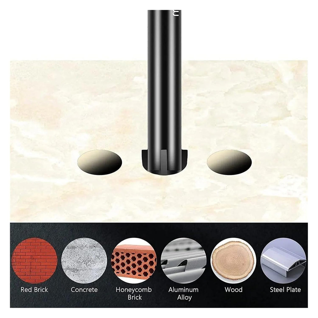 40/10PCS 6mm Cross Hex Drill Bit Set Tile Porcelain Punch Holes for Glass Ceramic Wall Concrete Drilling(40PCS)