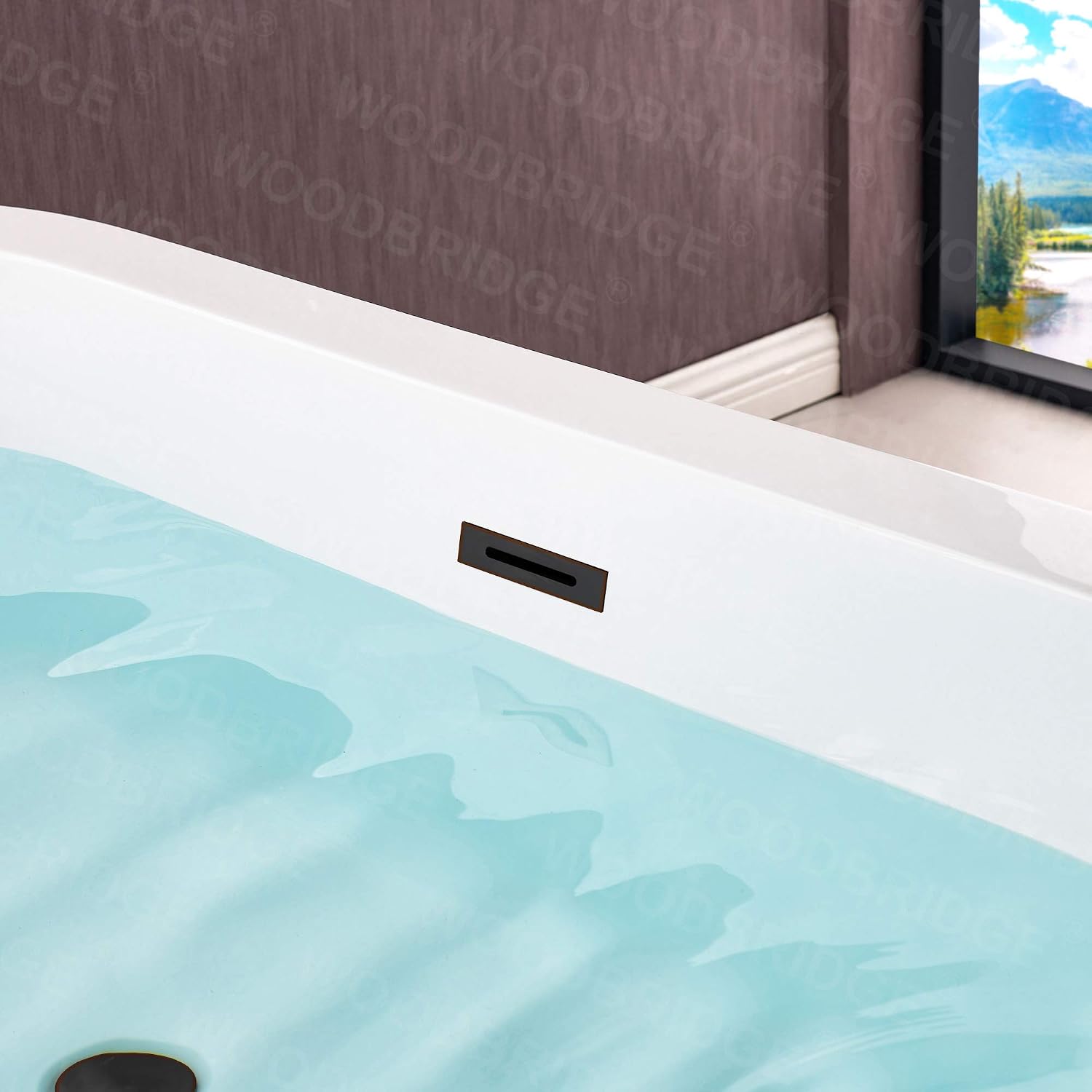 WOODBRIDGE B0002-ORB-Drain&O Bathtub, Oil-Rubbed Bronze