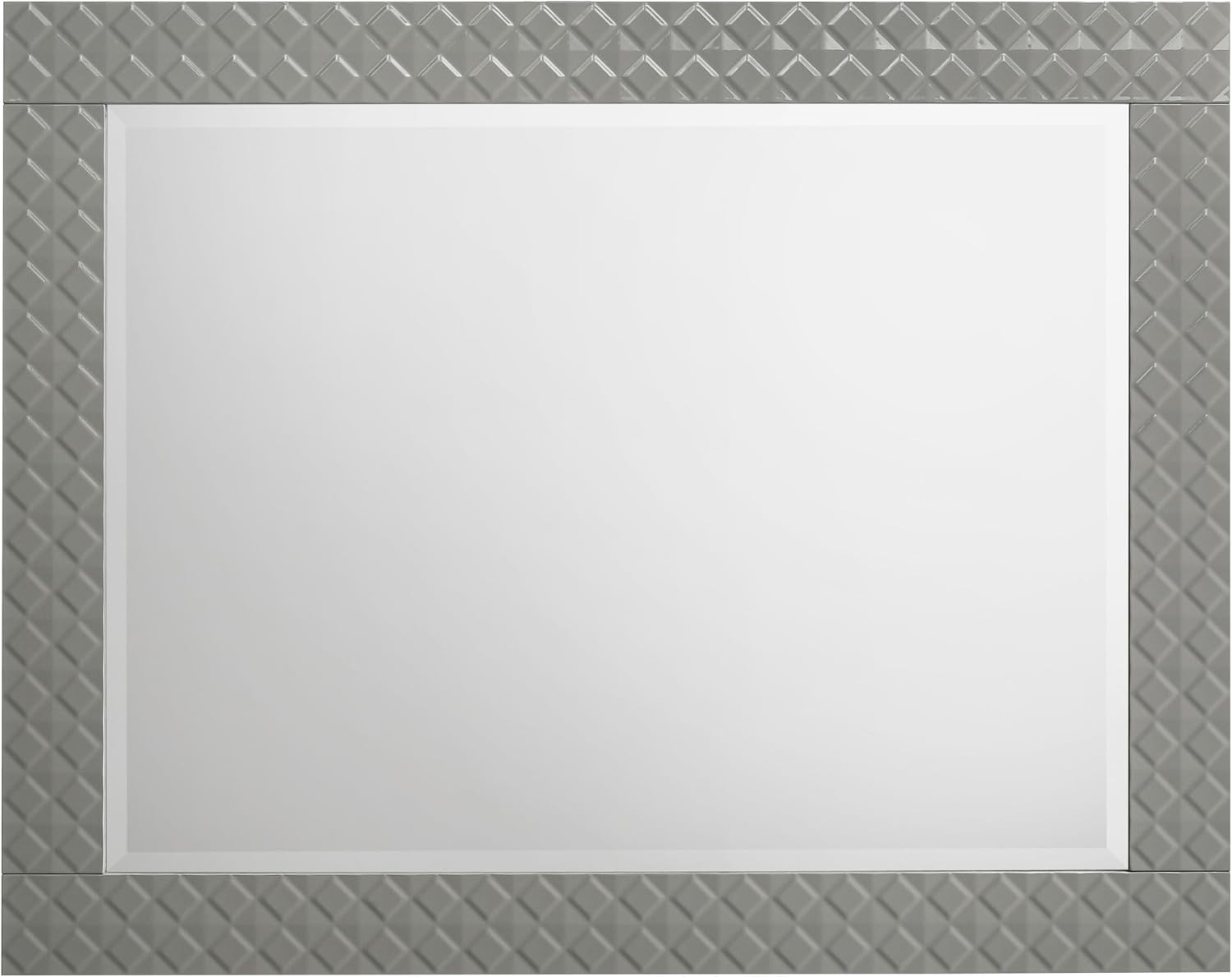 Coaster Home Furnishings Ives Contemporary 4-Piece Bedroom Set Queen Size LED Panel Bed Frame 57-inch Headboard Grey High Gloss 224971Q-S4