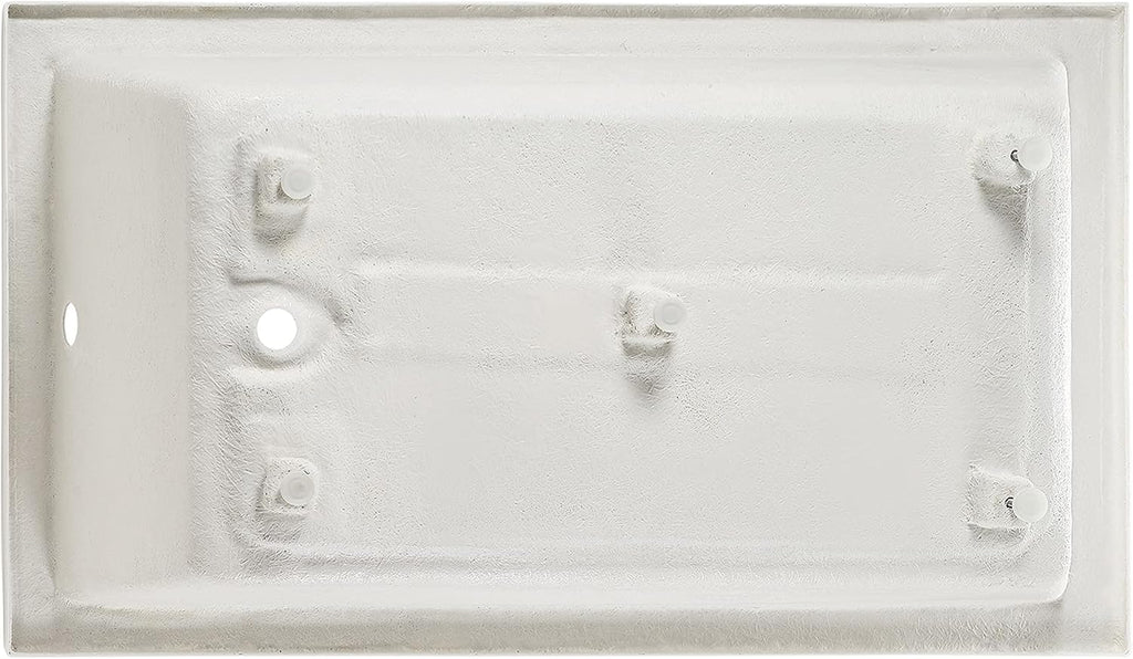 Swiss Madison Voltaire 54' x 30' Acrylic Glossy White, Alcove, Integral Left-Hand Drain, Bathtub