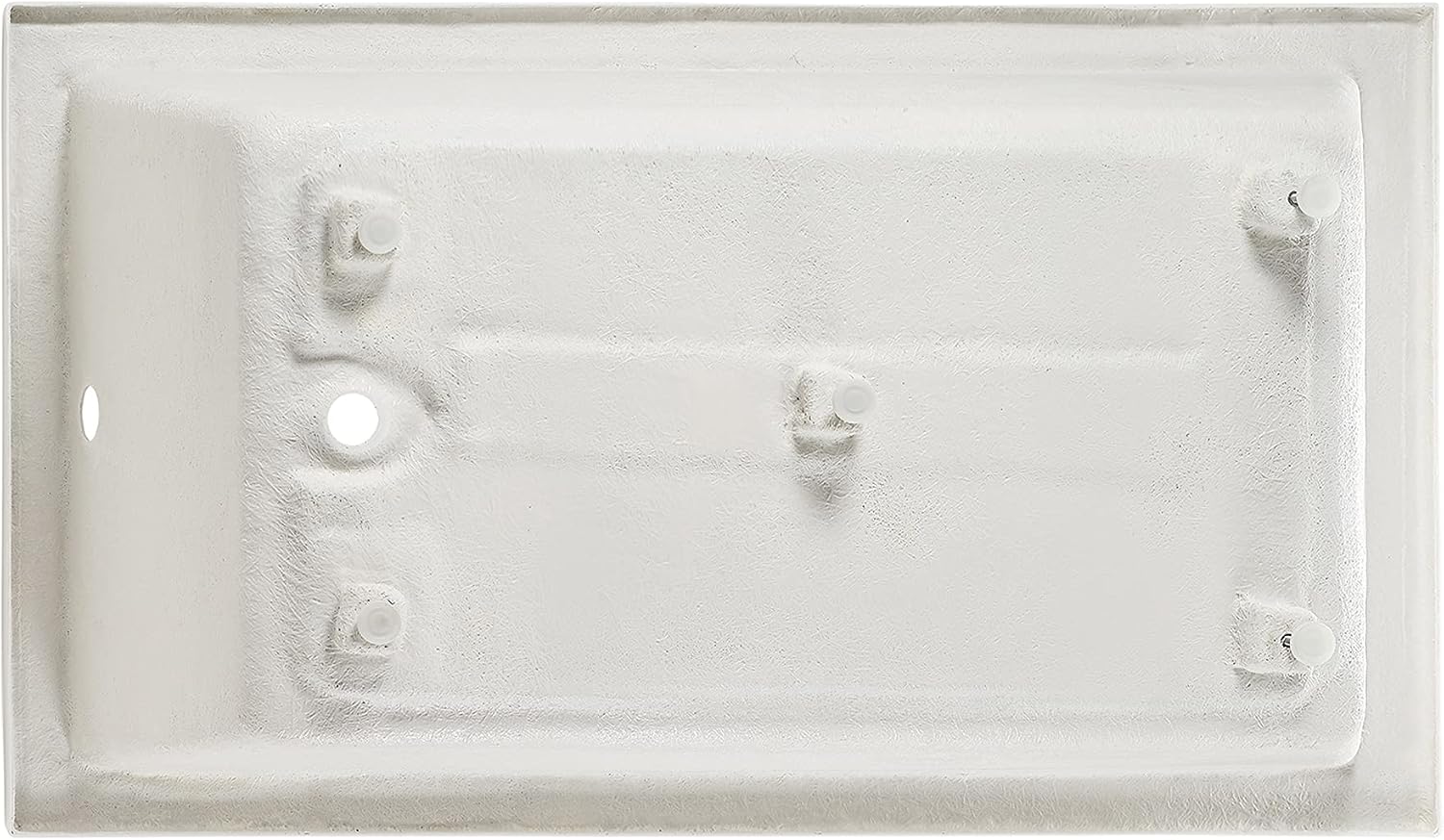 Swiss Madison Voltaire 54' x 30' Acrylic Glossy White, Alcove, Integral Left-Hand Drain, Bathtub