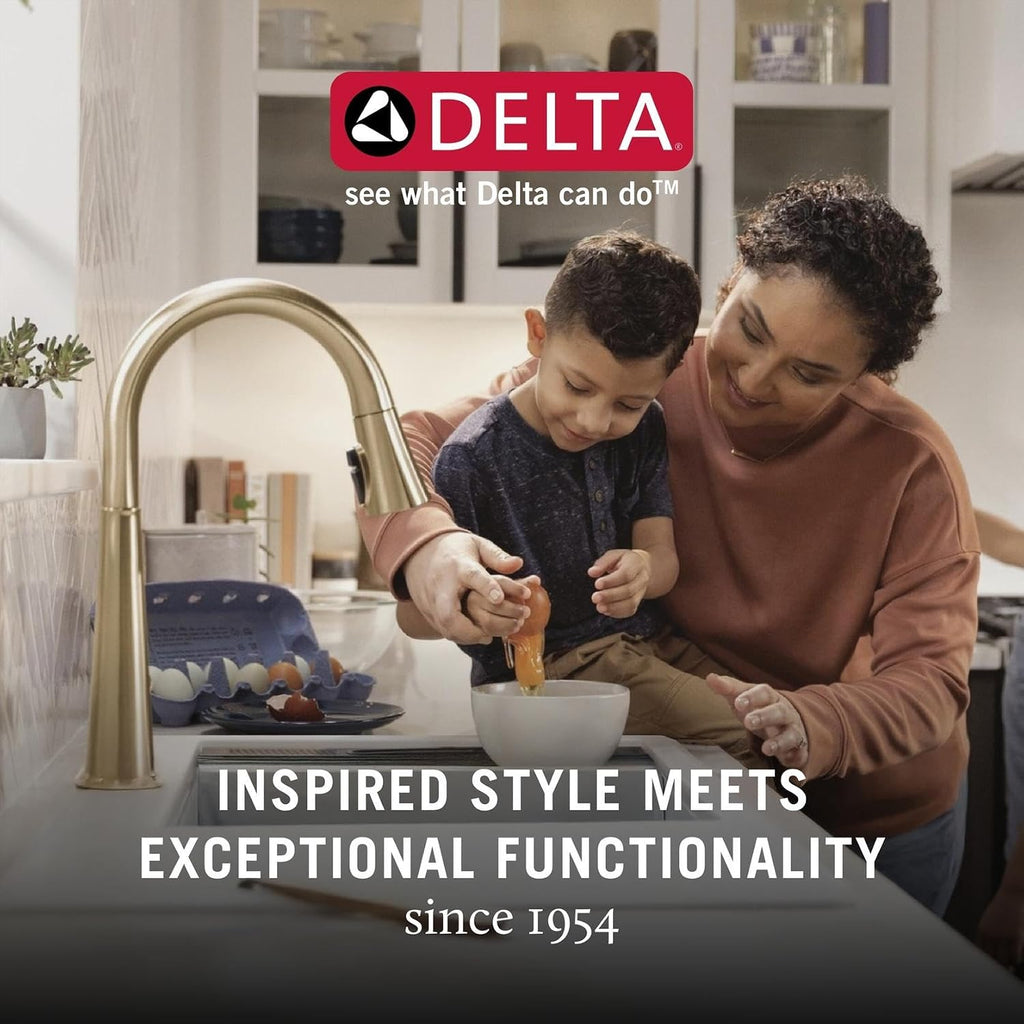 Delta Wall Mount Bathroom Faucet 3 Hole, Oil Rubbed Bronze Bathroom Sink Faucet for Vanity, Venetian Bronze T5797-RBWL (Valve Not Included)