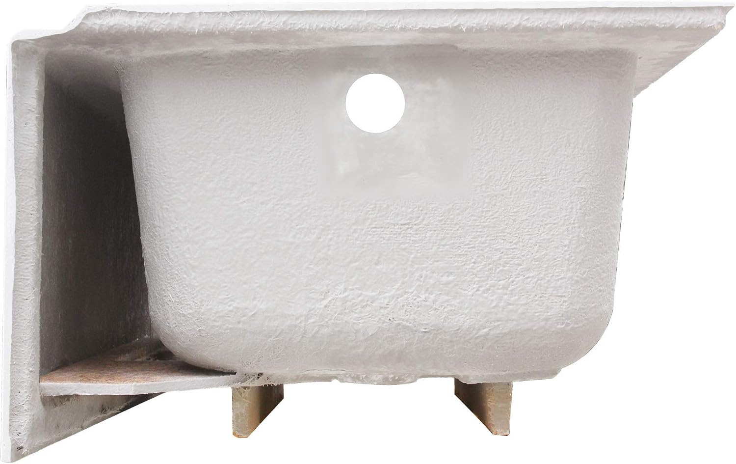 American Standard 2574202.020 Studio 60x32-inch Bathtub - Above Floor Rough-in with Built-in Apron - Left Drain White