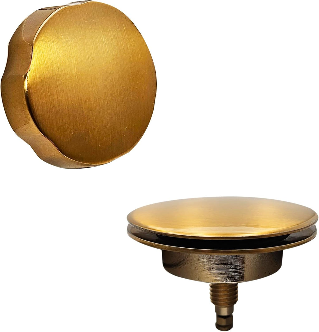 Westbrass A50P35BJ-18 1-1/2' Sch. 40 PVC 35' Cable Driven Bath Waste Kit with Ball Joint Head and Brass Trim Drain Kit, Brushed Bronze