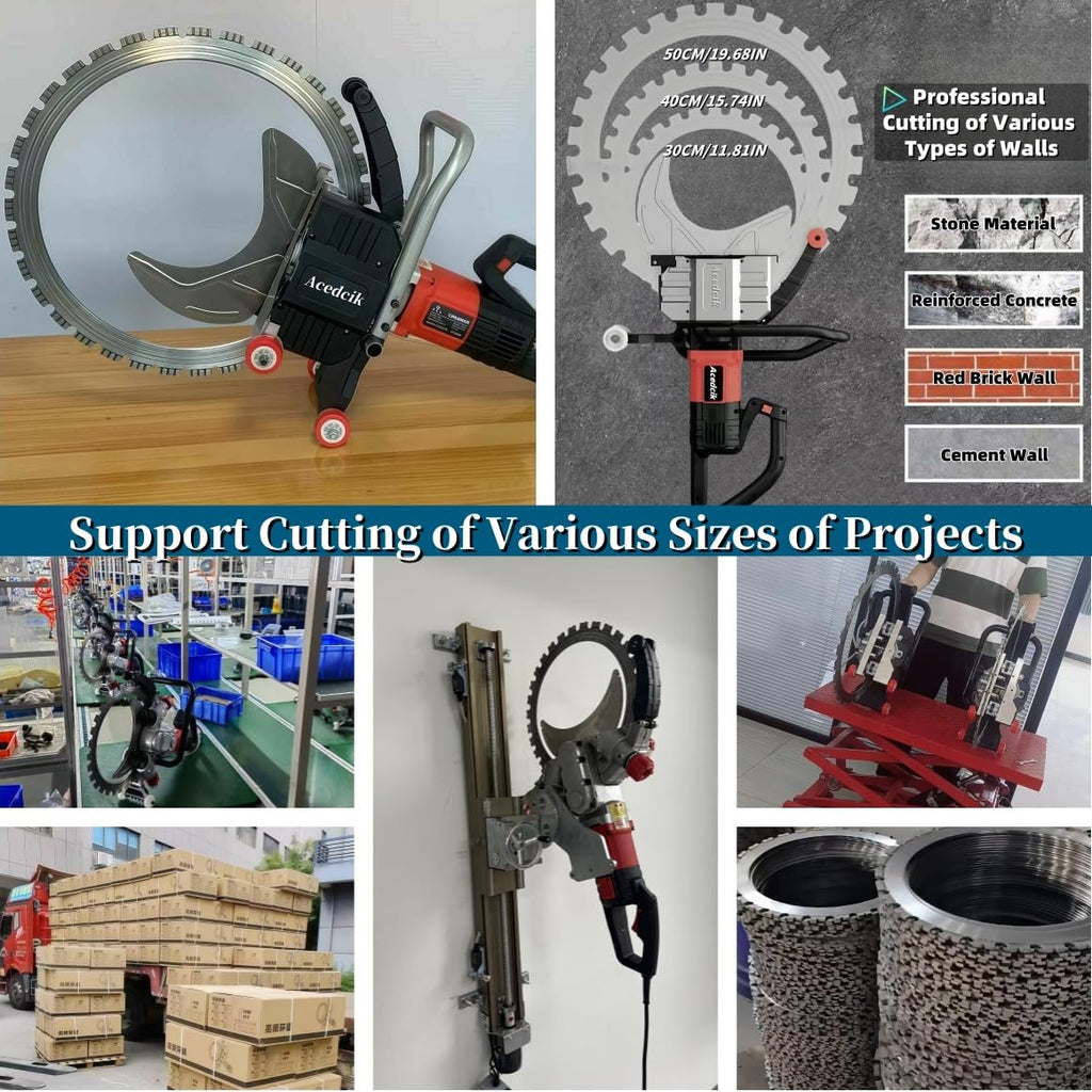 23IN Special Diamond Double Groove Saw Blade for Concrete Ring Saw,Cutting Concrete, Marble, Steel Bars, Cement Special Saw Blades (Saw Blade Diameter 600MM/23.62in)