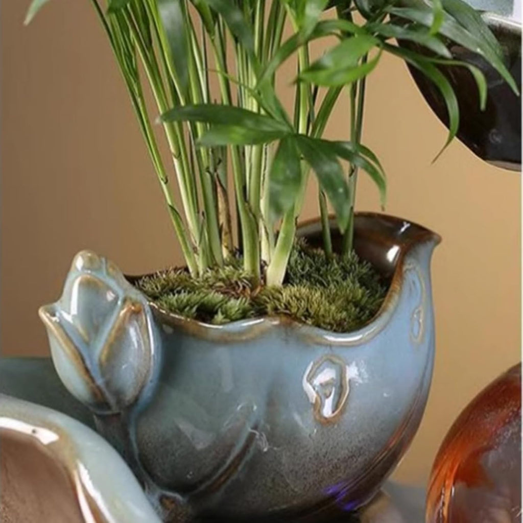 Desktop Fountain Chinese Style Circulating Water Fish Tank Decoration Living Room Office Desktop Humidifier Water Dispenser Tabletop Fountain