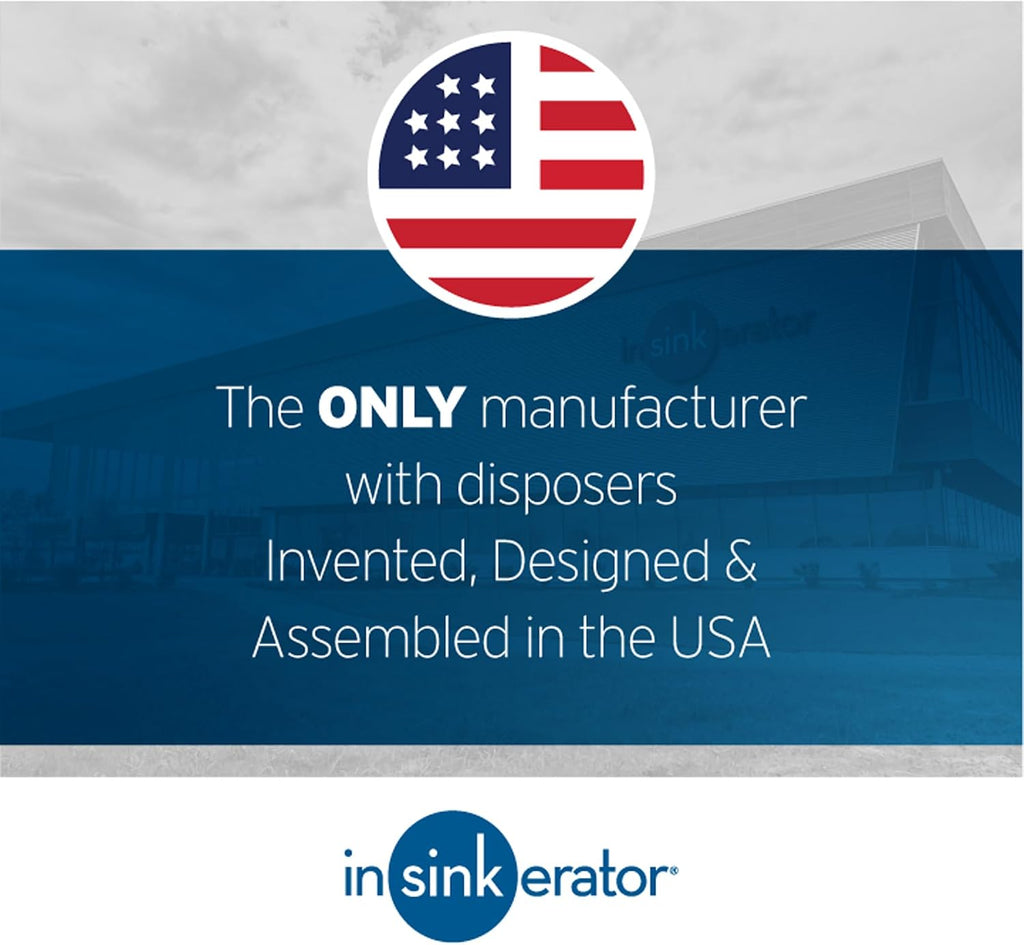 InSinkErator Badger 1 Garbage Disposal, Badger Series 1/3 HP Continuous Feed Food Waste Disposer