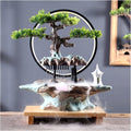 HIHELO Indoor Tabletop Waterfall Fountain Tabletop Fountain with Light Relaxation Fountain for Interior Decoration Indoor Fountain Tabletop Fountains16 Inch Tall Meditation Fountain (Color : 1)