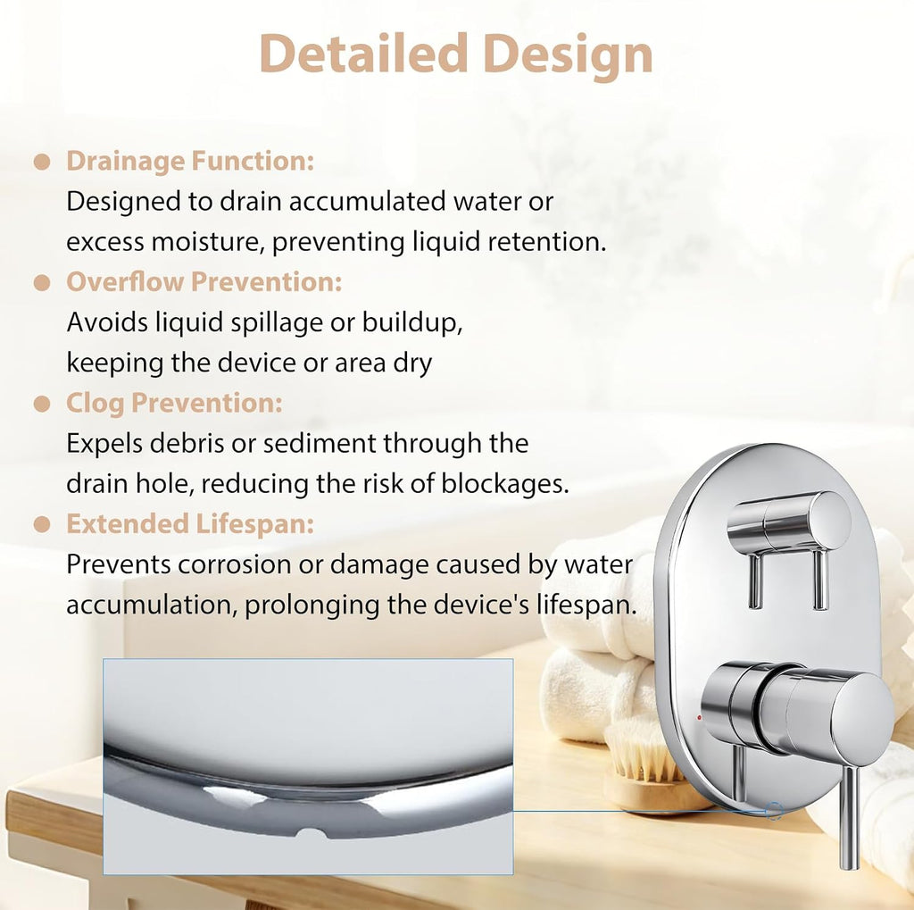 UT3290 Shower Valve Trim Kit for Moen Align Chrome M-CORE 3-Series 2-Handle Shower Faucet Trim, for Shower Handle UT3290BL UT3290BN UT3290BG, Include 1213 Cartridge, U232 U362 Valve Required. -2 Year