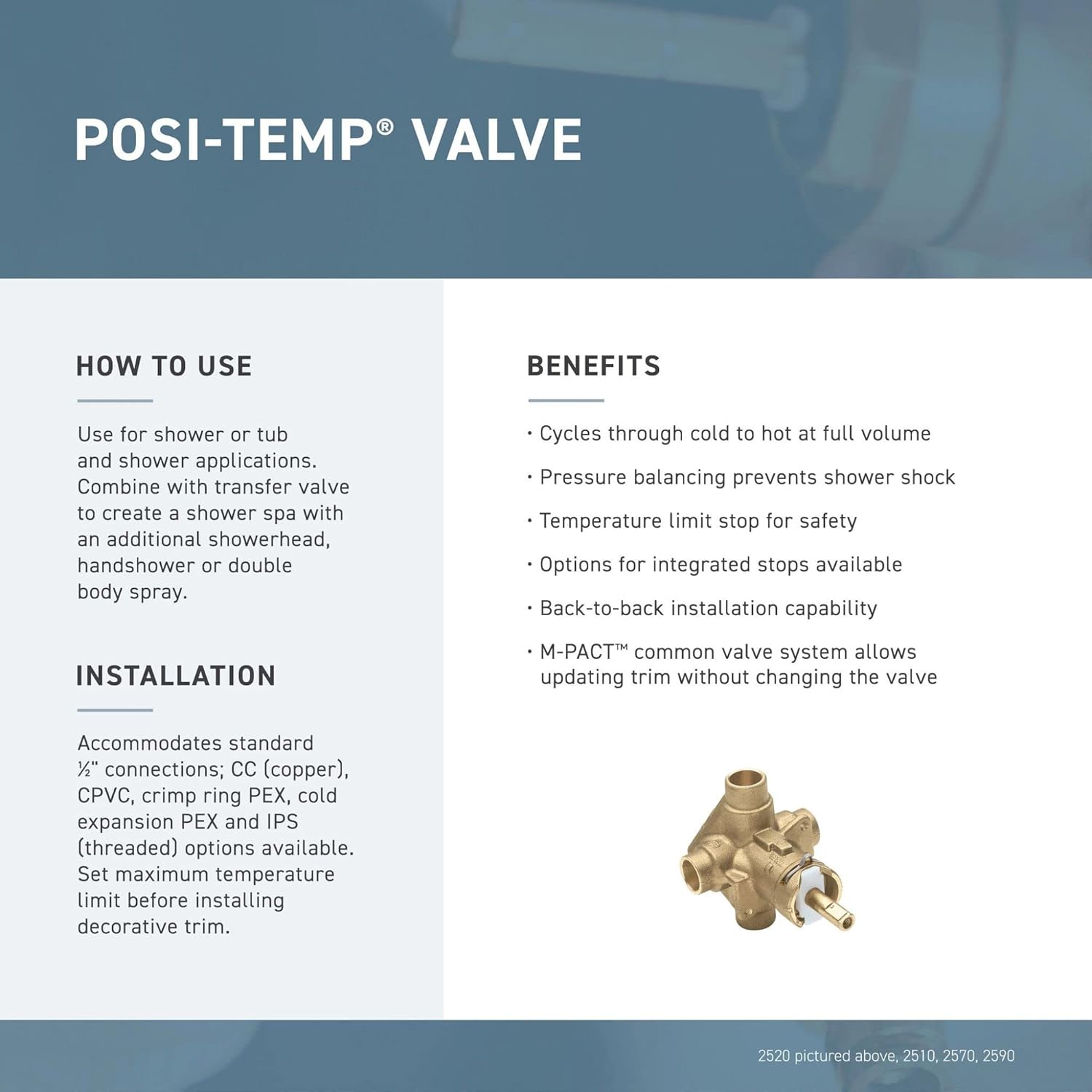 Moen T2312EPORB Belfield Posi-Temp Eco-Performance Shower Trim Kit Without Valve, Oil Rubbed Bronze