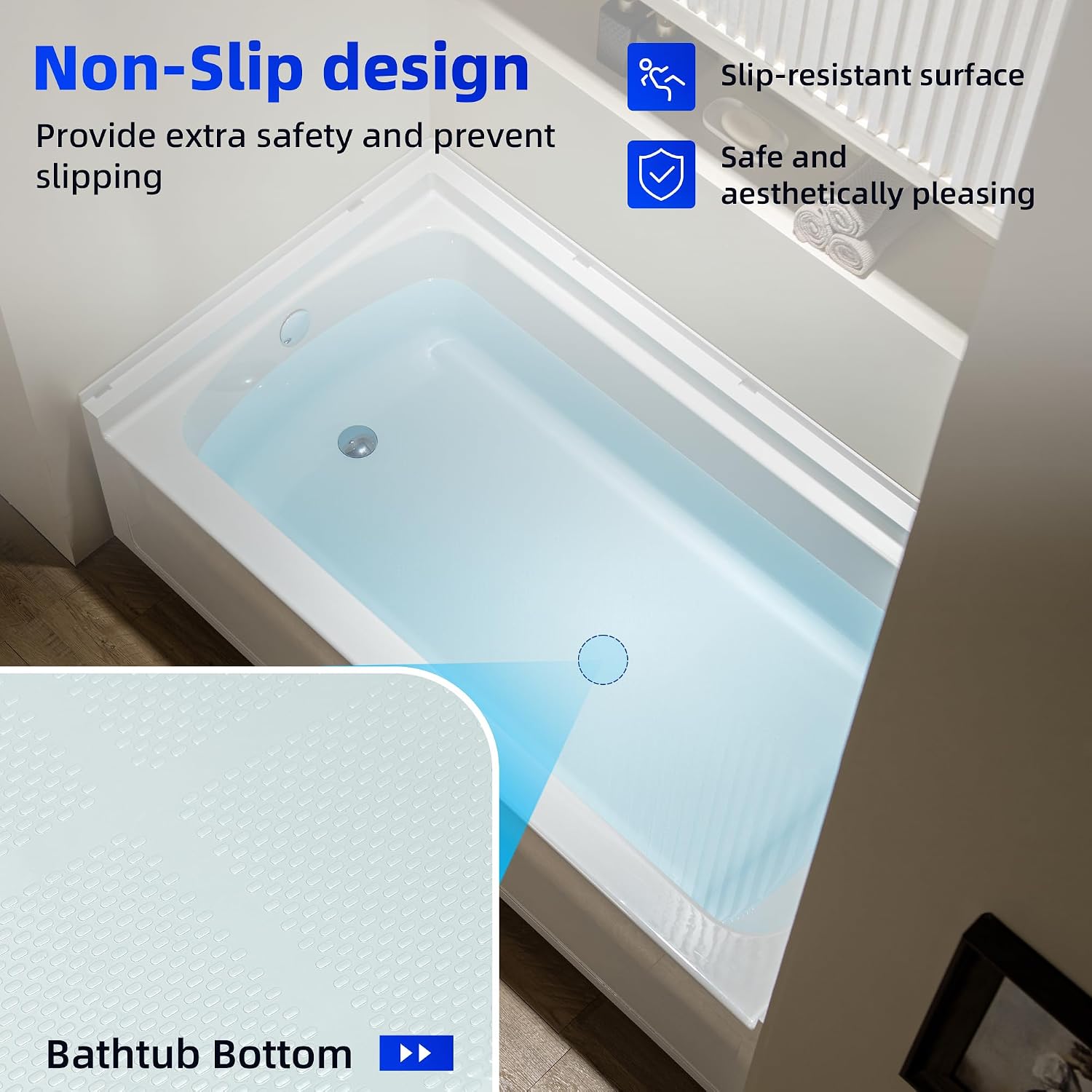 WOODBRIDGE 60' x 32' Four-Piece Direct-to-Stud Alcove Tub Surround with Right-Drain Hole Soaking Bathtub Combo in White