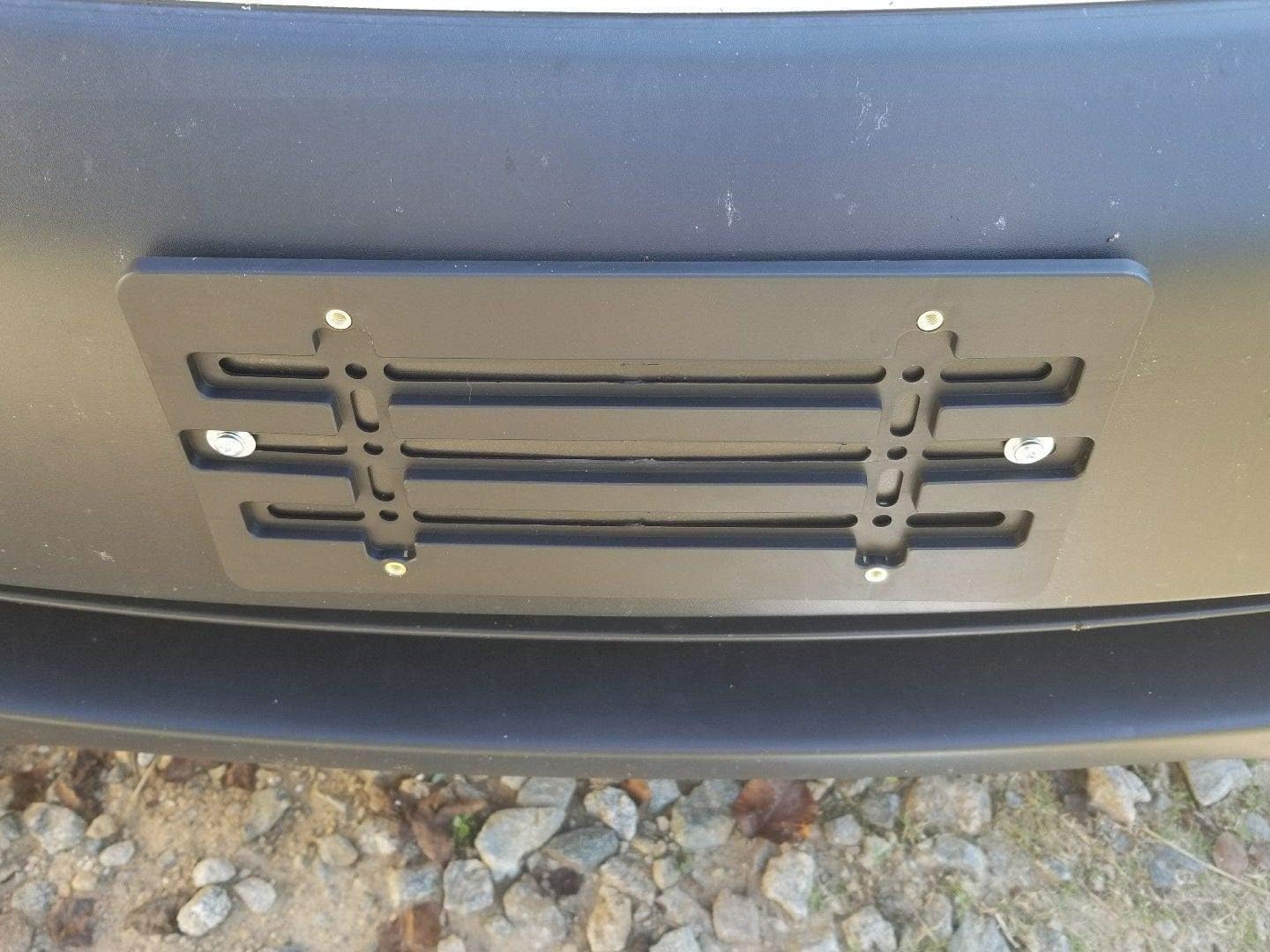20 Universal License Plate Tag Holder Mount Mounting Relocator Adapter for Front Bumper Kit Brackets AUTO CAR Truck (Each with 2 Screws + 4 Bolts & 4 Built in Nuts) Soporte de matrícula (20)