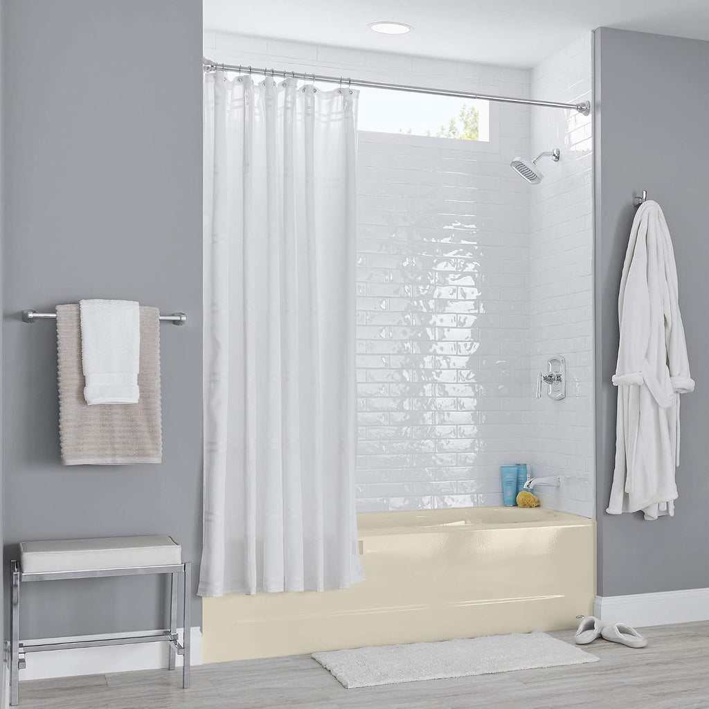 American Standard 2391202.021 Princeton 60 in. x 30 in. Americast Apron-Front Bathtub with Right Hand Drain, Bone