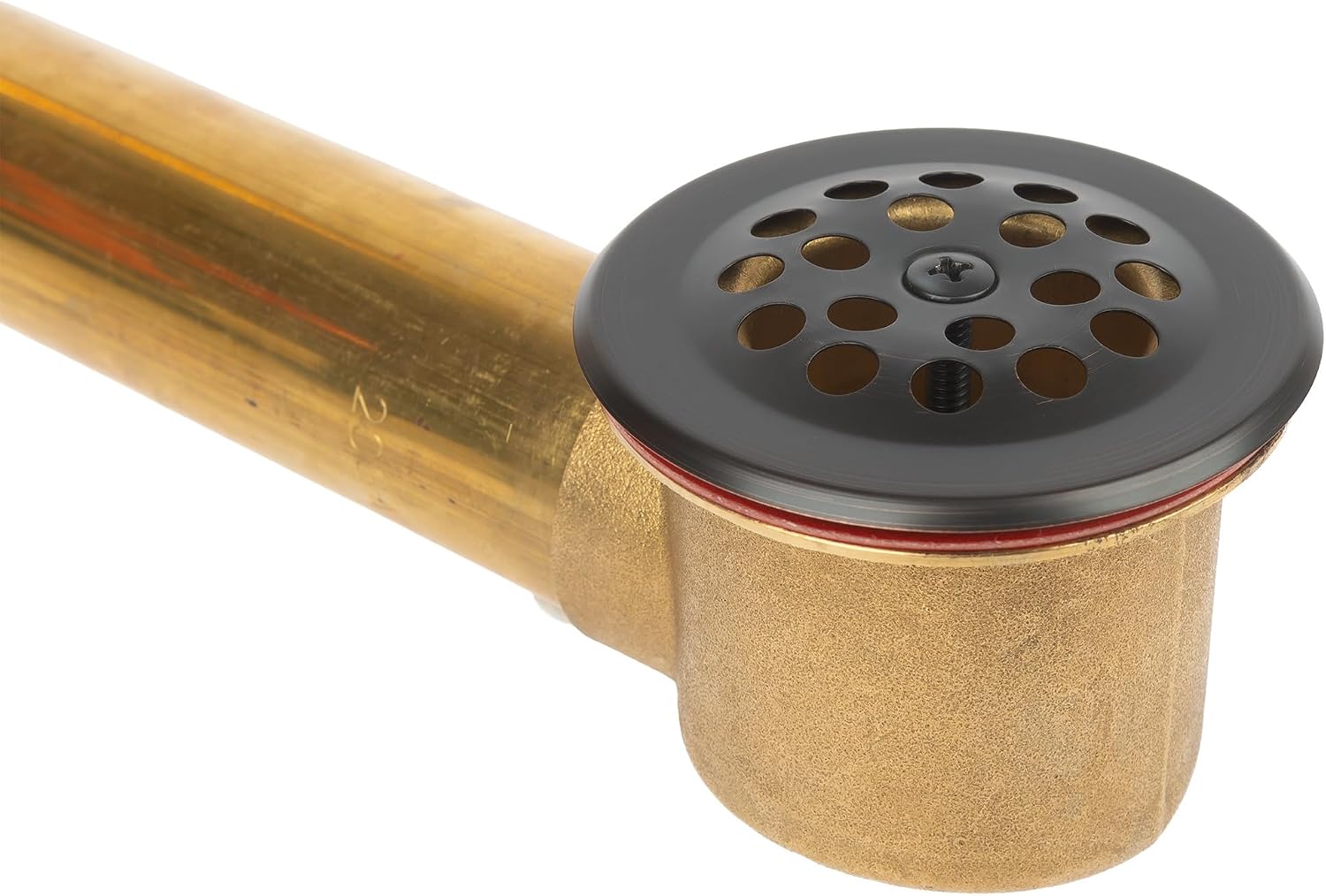 Fine Fixtures Bathtub Shower Drain - 20 Gauge Brass Tubing, Trip Lever Overflow Assembly Tub Drain Kit - Antique Bronze