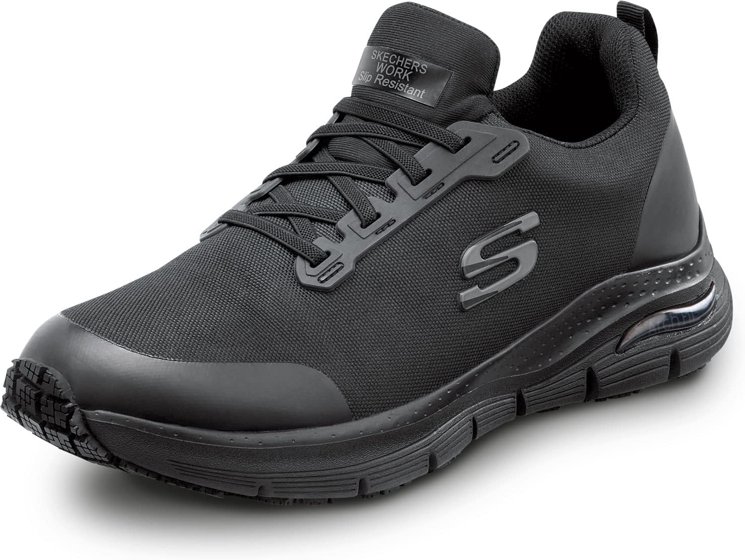Skechers Arch Fit Work Serena, Women's, Soft Toe, Slip Resistant, Low Athletic Slip On Work Shoe
