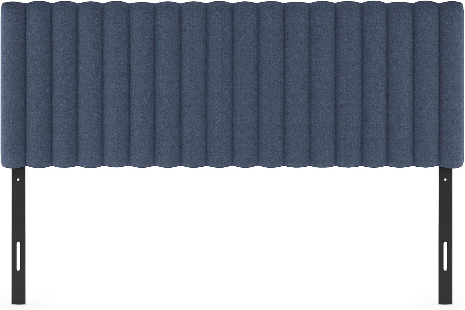 Furinno Roanne Upholstered Tufted Headboard, Queen, Denim