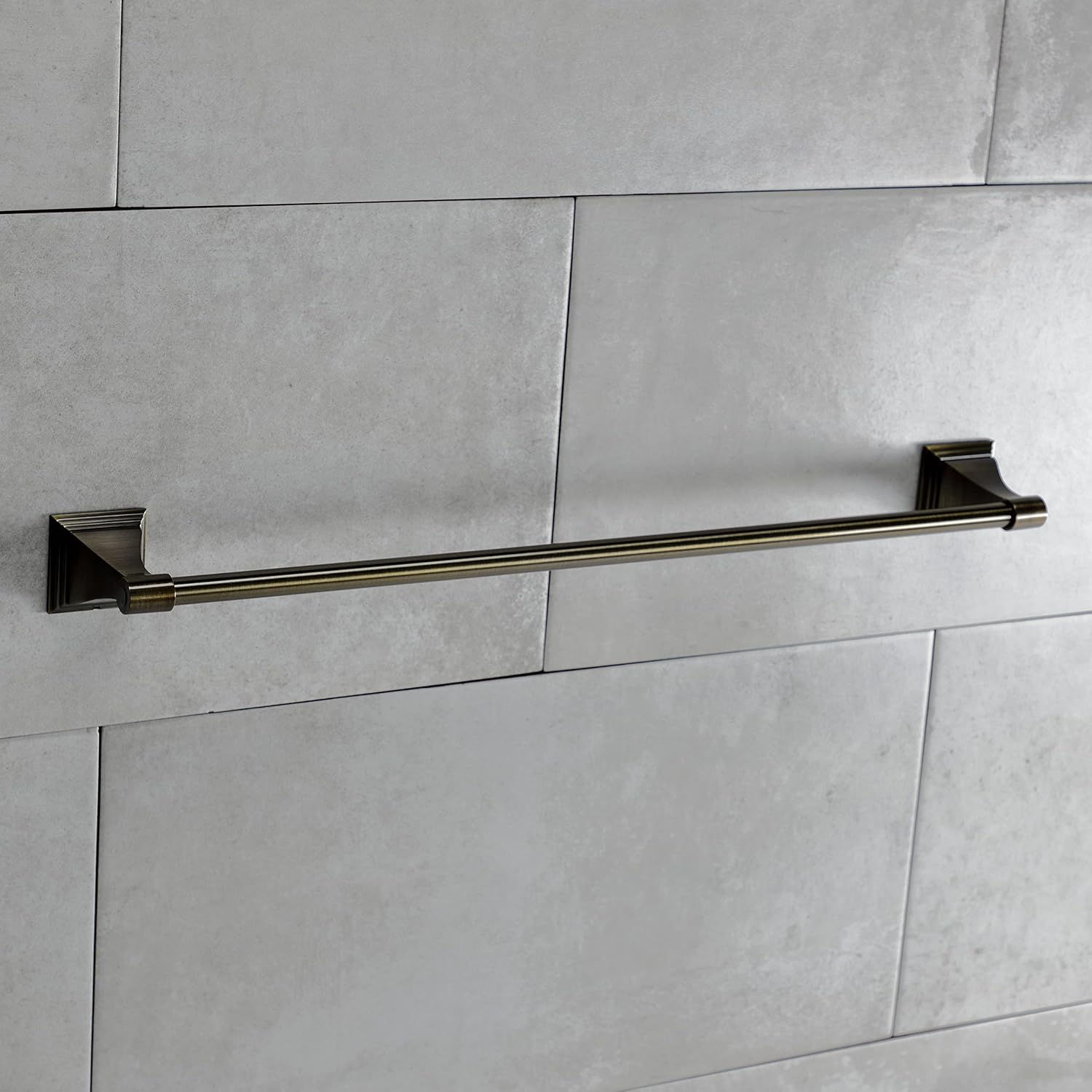 Kingston Brass BAHK61212478AB Monarch 5-Piece 18-Inch and 24-Inch Towel Bars Bathroom Accessory Set in Antique Brass