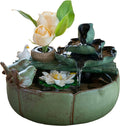 Tabletop Water Fountain Indoor - Water Fountain Decor for Meditation, Relaxation for Yoga, Study, Tea, Living Room, Office (Large Without Atomization)