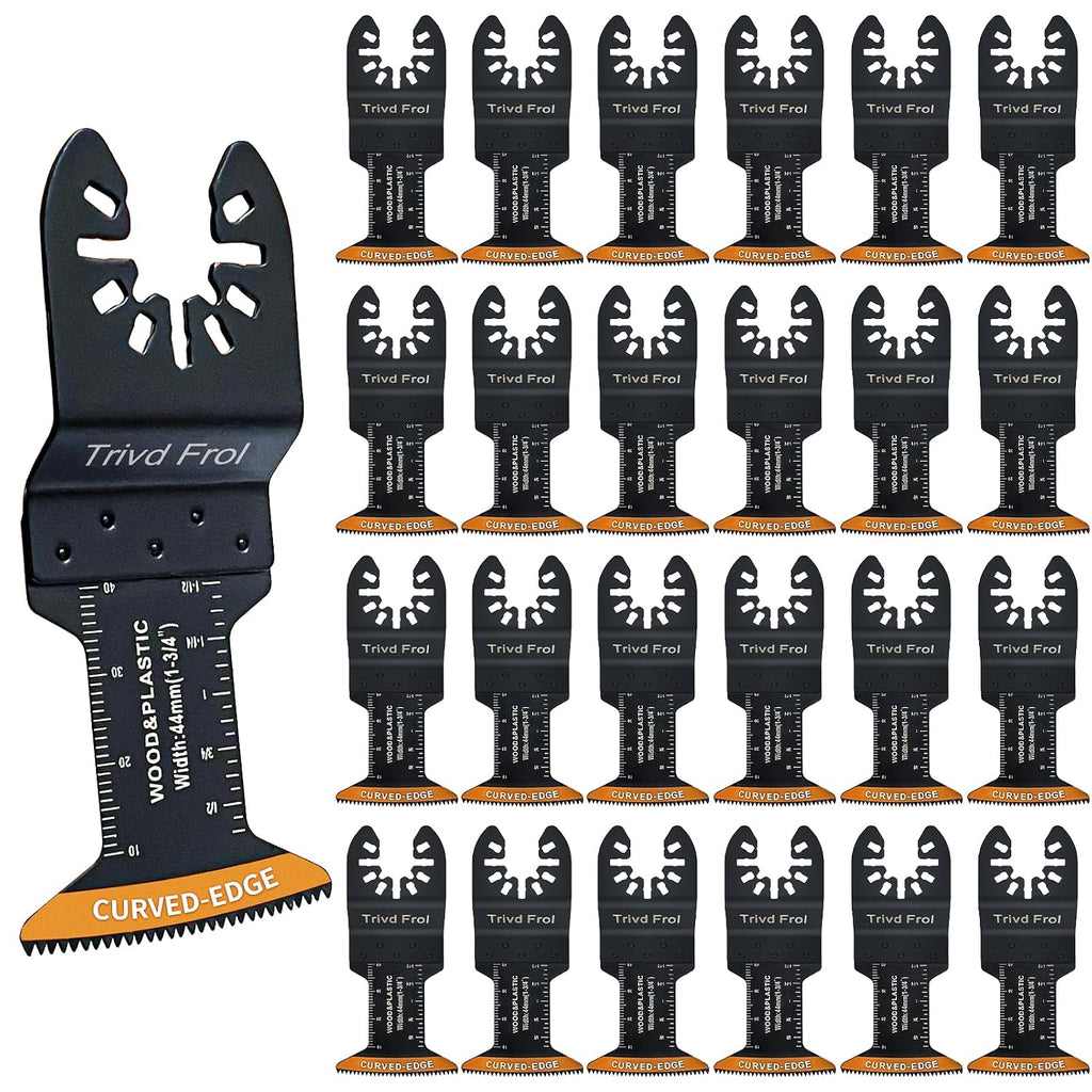 Trivd Frol 200PCS Multi Tool Blades Kits and 100PCS Curved-Edge Oscillating Tool Blades Bundles
