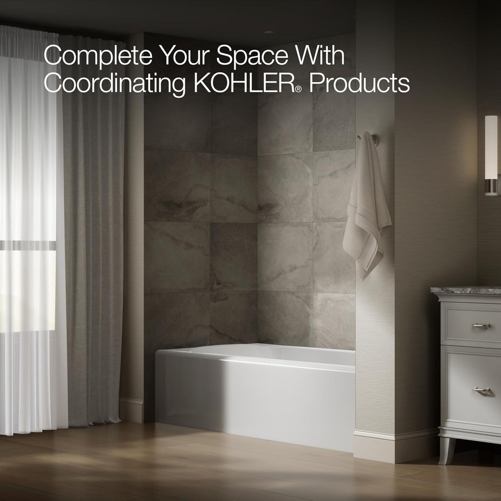 Kohler 25834-RA-0 Avec® 72' x 36' alcove bath, right drain, White