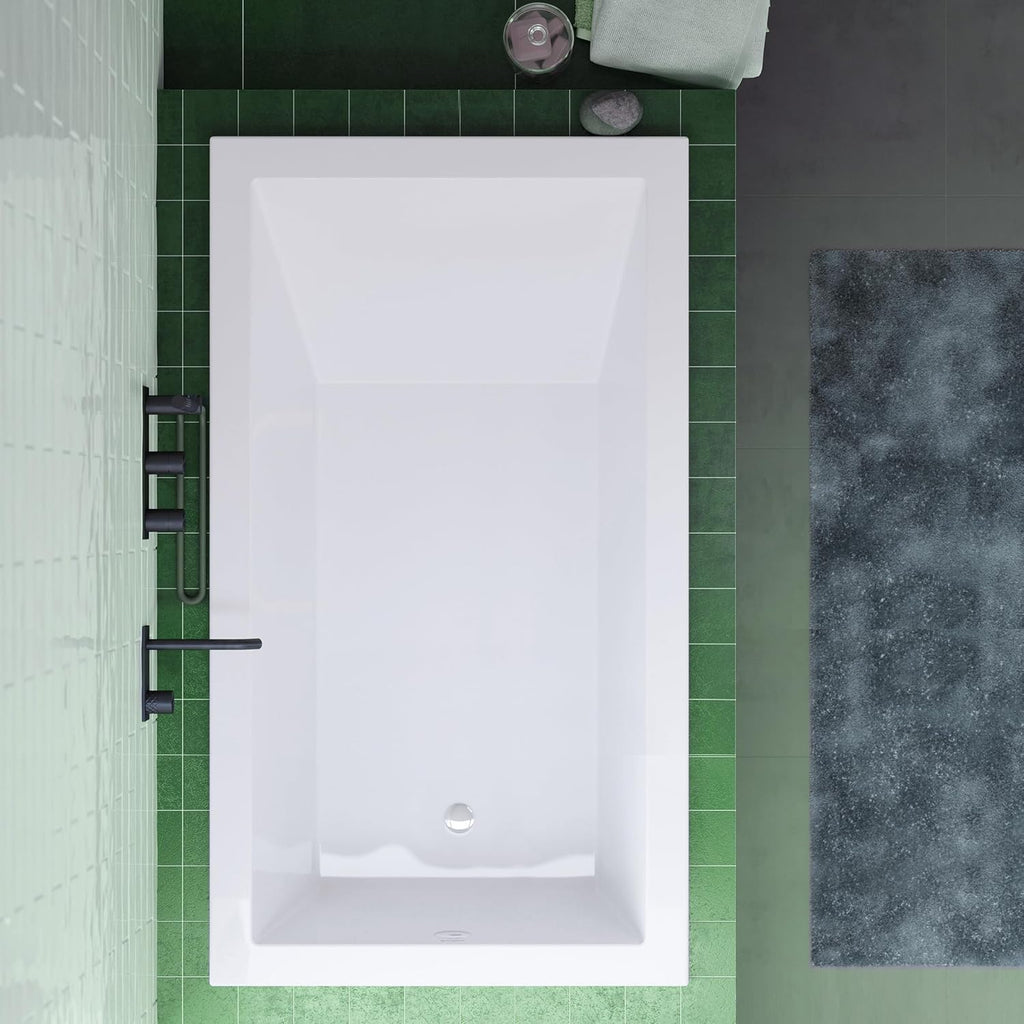 Swiss Madison Voltaire 48' x 30' Reversible Drain Drop-In Bathtub