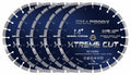 RHAPSODY 14 Inch Diamond Saw Blade 5Pcs, Segmented General Purpose for Dry/Wet Cutting Concrete, Reinforced Concrete, Masonry, Brick, Block - 1'-20mm Arbor