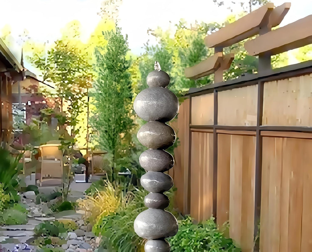 Outdoor Water Fountain, Zen Water Fountain Outside, Feng Shui Decor & Gifts for Home, Feng Shui Statue, Chinese New Year Decoration, Chinese Decor & Gifts