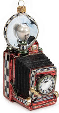 MacKenzie-Childs Glass Ornament - My Selfie - Classic Camera
