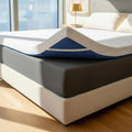 ViscoSoft 4 Inch Memory Foam Mattress Topper Cal King - Select High Density Ventilated Mattress Pad - Premium Removable Rayon Cover