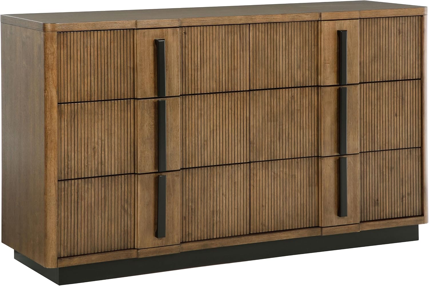 Coaster Home Furnishings Terrace Transitional 6-Piece Bedroom Set Queen Size Wall Panel Storage Bed Frame 58-inch Headboard Ash Brown 224900Q-S6P