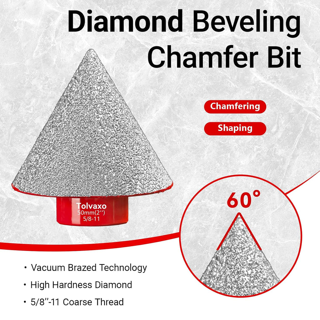 Diamond Hole Saw Kit, 10Pcs Tile Hole Saw Kit with 6/6/20/25/35/50/75/100mm Tile Drill Bits for Ceramic, Tiles, Granite, Marble and More Drilling