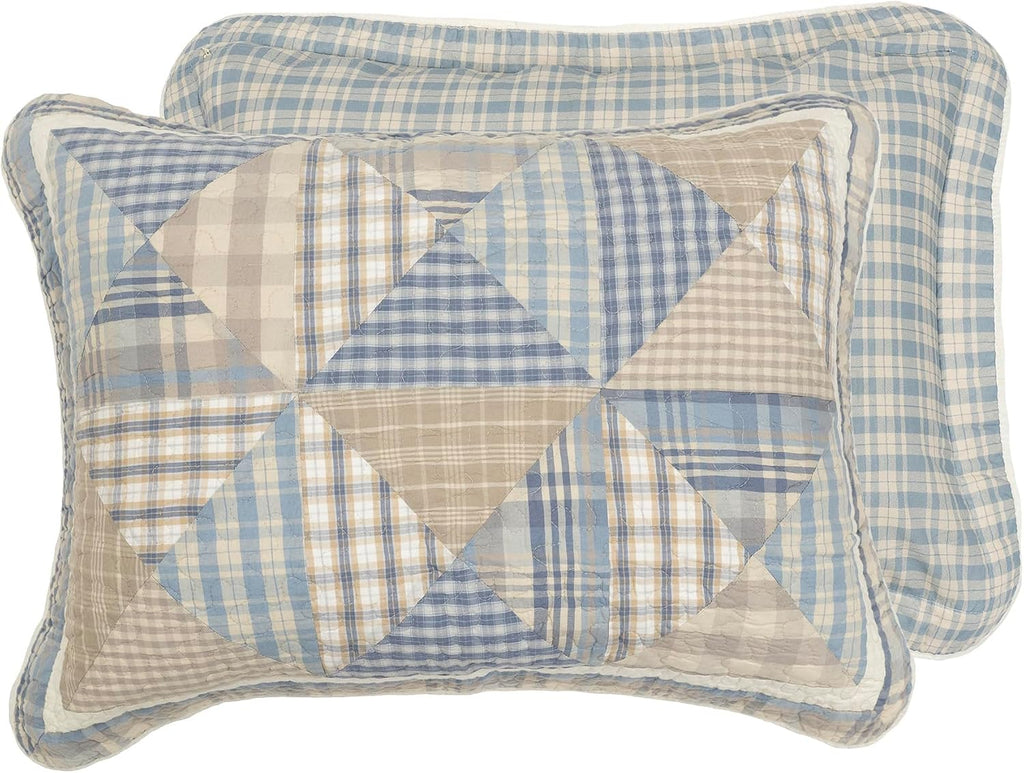 Donna Sharp Coastal Star- Twin Quilt Set, Measures 68 x 90, Includes 1 Quilt and 1 Standard Sham, Machine Washable