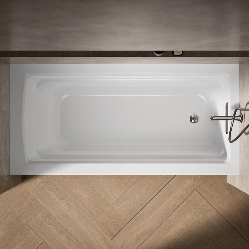 Kohler 1948-RA-0 Archer® 66' x 32' alcove bath, right drain, White