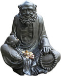 Outdoor Water Fountain Outside, Garden Fountain, Buddha Statue Outdoor/Indoor for Home, Buddha Decor & Gifts, Buddah, Buda, Budda, Buddhas, Chinese Decor & Gifts, Feng Shui (Small)