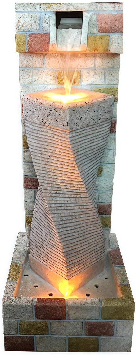 Top Outdoor Water Fountain Outside, Garden Water Fountain Decor for Gardens, Landscaping, Patios, Lawns
