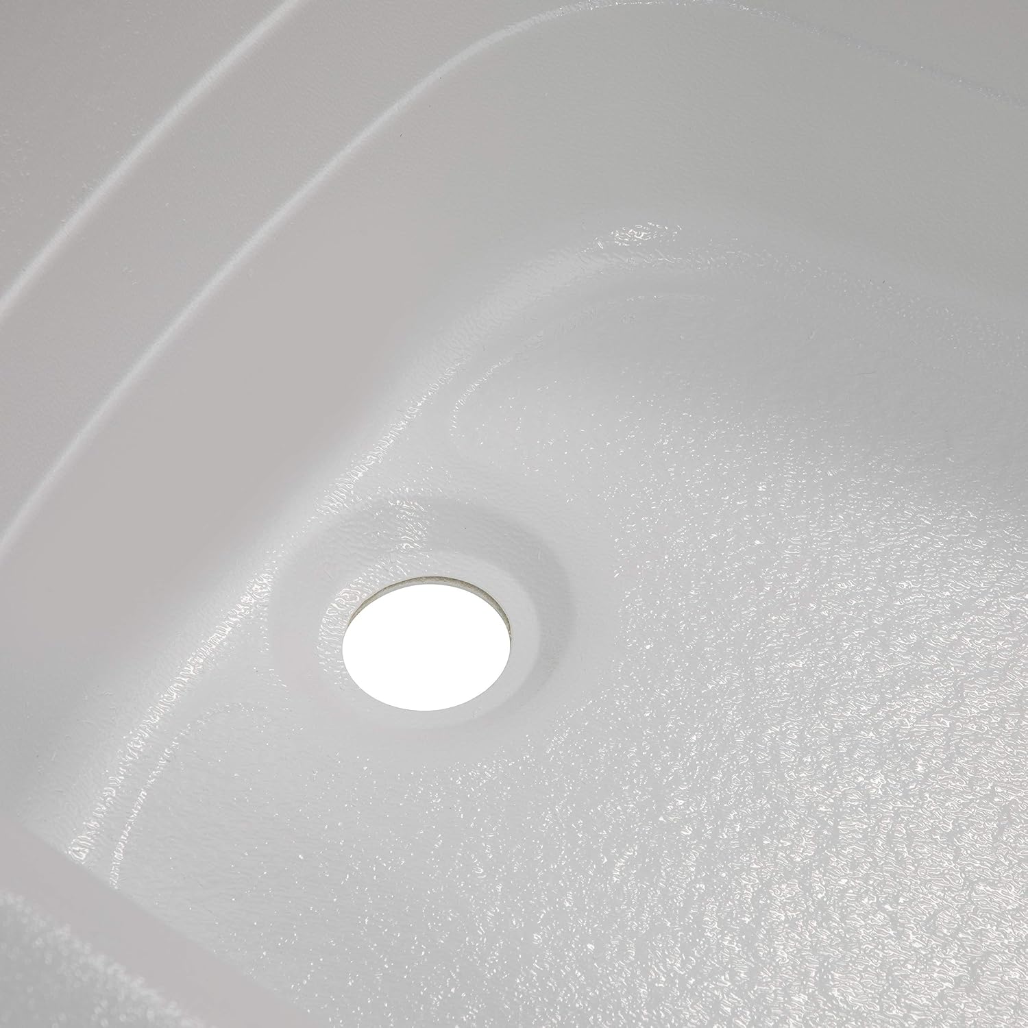 Lippert Replacement 24' x 40' White Bathtub with Left Drain, Scratch-Resistant ABS Acrylic for RVs, Travel Trailers, 5th Wheels, Motorhomes - W2440LHSPK