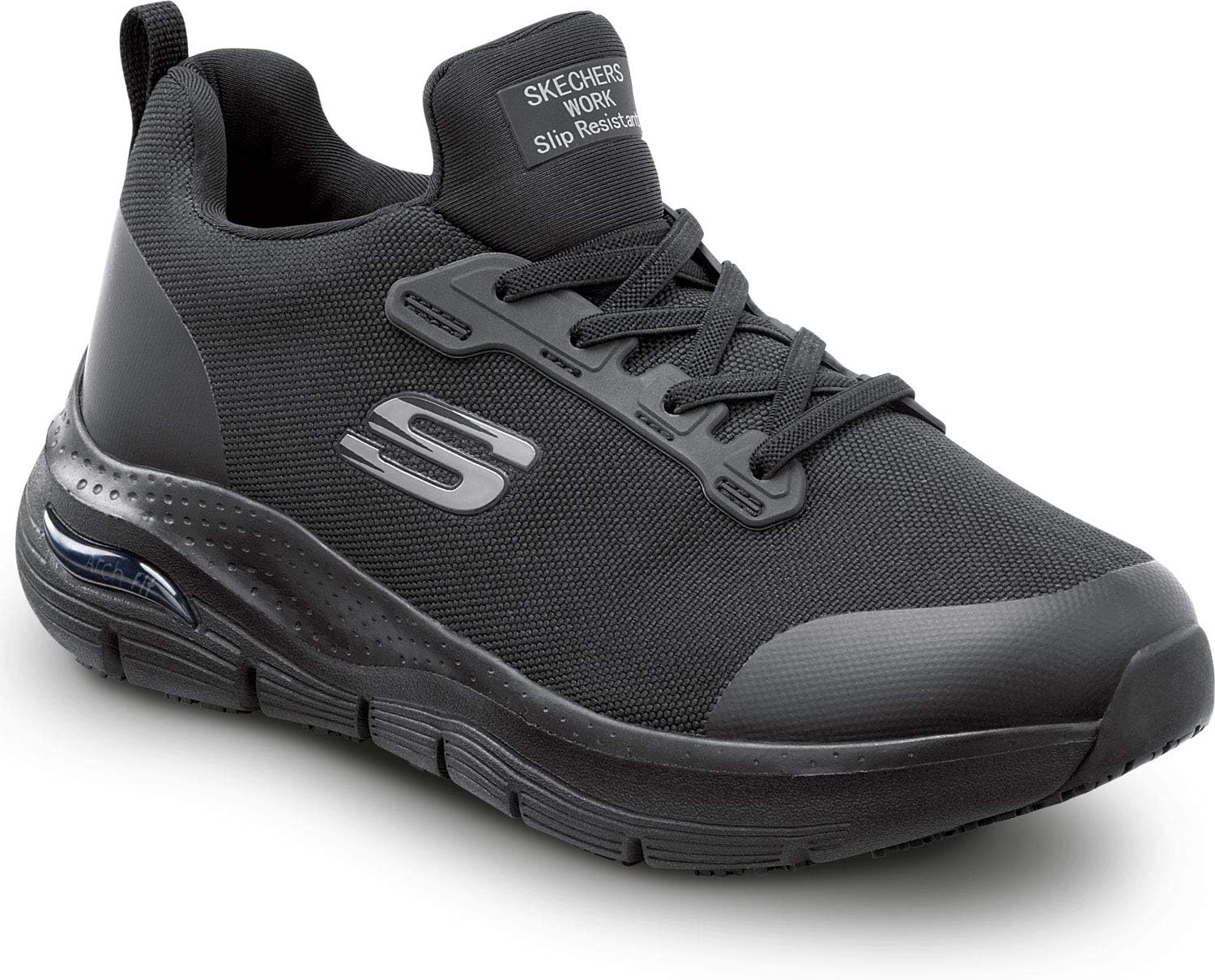 Skechers Arch Fit Work Serena, Women's, Soft Toe, Slip Resistant, Low Athletic Slip On Work Shoe
