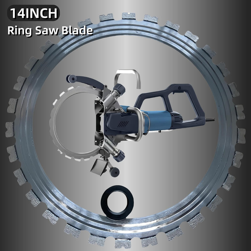 16in Ring Saw Blades,Designed for Cutting Hard Walls Such as Concrete, Masonry Brick, Steel Bars, Prefabricated Panels, Granite, et (Saw Blade Diameter 410MM)