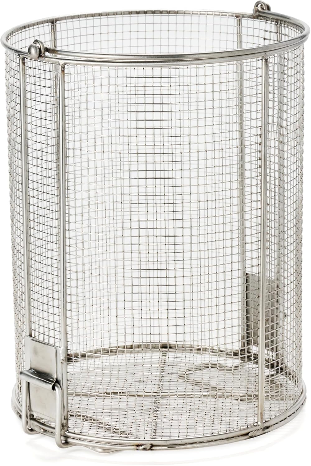 Dip N' Drain – Stainless Steel Part Cleaning Strainer Basket for 5-Gallon Buckets (Bucket Included) | 1/4″ Mesh, Swing Handle, Perfect for Mechanics, Auto Parts, Garage, Shop & Home Workshop Cleaning