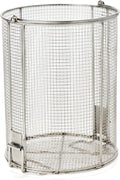 Dip N' Drain – Stainless Steel Part Cleaning Strainer Basket for 5-Gallon Buckets (Bucket Not Included) | 1/4″ Mesh, Swing Handle, Great for Mechanics, Auto Parts, Garage, Shop & Home Cleaning
