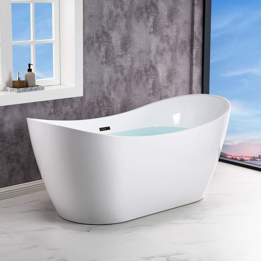 WOODBRIDGE BTA1515-ORB-Drain &O Bathtub, Oil-Rubbed Bronze