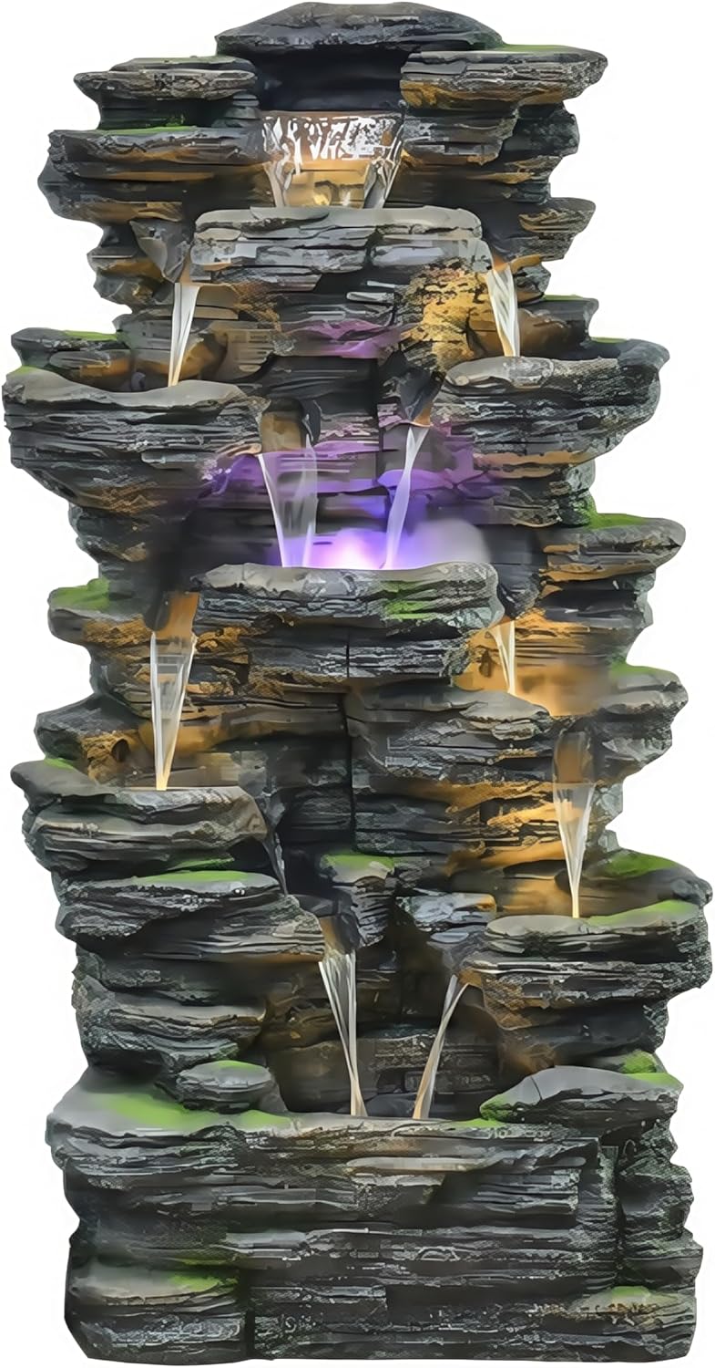 Top Outdoor Water Fountain Outside, Garden Water Fountain Decor for Gardens, Landscaping, Patios, Lawns