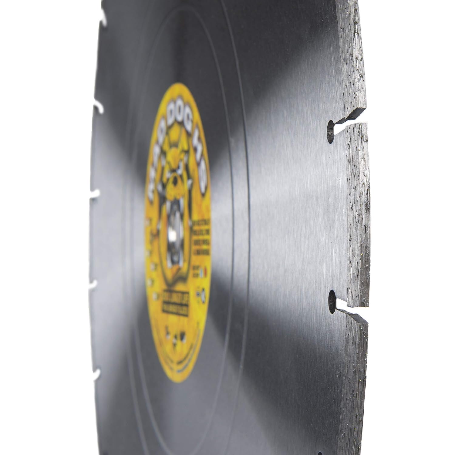Delta Diamond Mad Dog HS 18 Inch Segmented Diamond Saw Blade, .140 X 1' Arbor, Made in USA, Premium, Wet/Dry, Laser-Welded, General Purpose Cutting Concrete, Masonry, Stone (18')