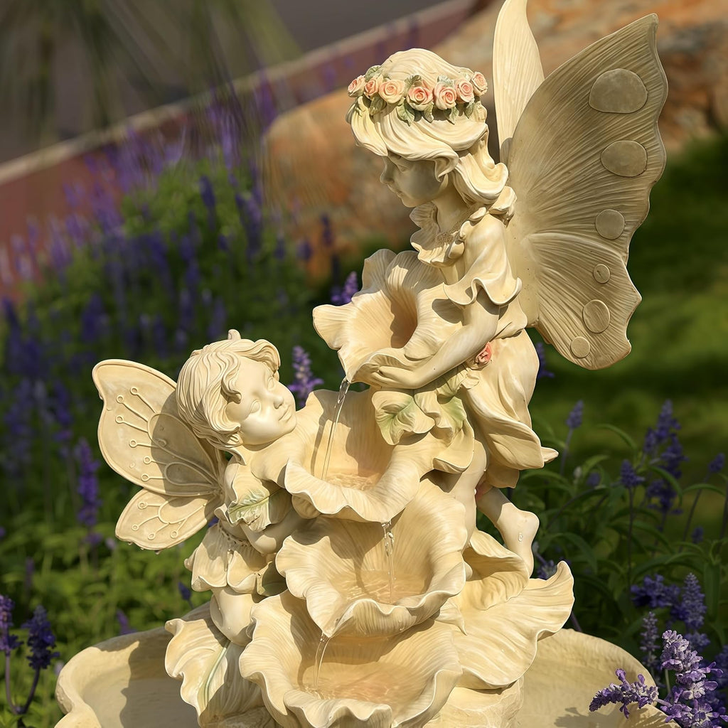 Top Outdoor Water Fountain Outside, Garden Water Fountain Decor for Gardens, Landscaping, Patios, Lawns
